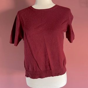Maroon Cashmere Sweater